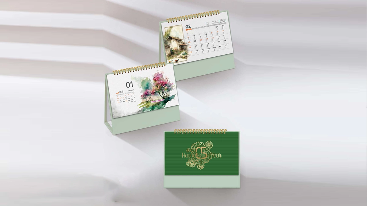 تقویم رومیزی 1405 فانتزی آرال